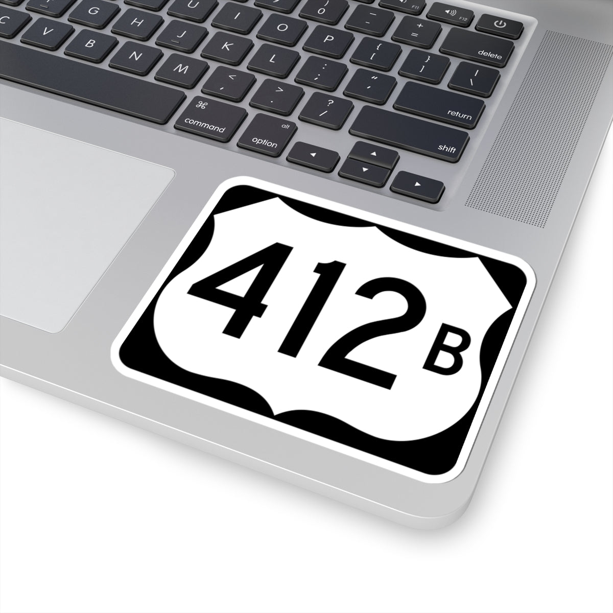 US 412B (Arkansas) (Road Sign) STICKER Vinyl Kiss-Cut Decal