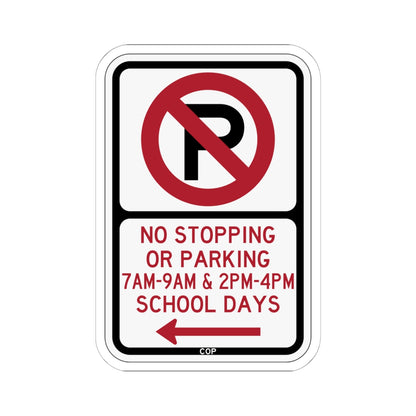 PBOT Road sign P1400L (Oregon) (Road Sign) STICKER Vinyl Kiss-Cut Decal