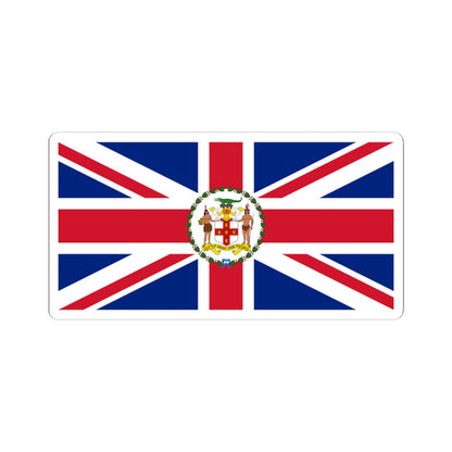 Flag of the Governor of Jamaica 1962 (Jamaica) STICKER Vinyl Kiss-Cut Decal