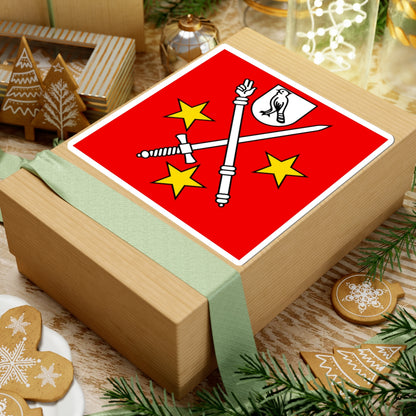 CHE Pleigne Flag (Switzerland) STICKER Vinyl Kiss-Cut Decal