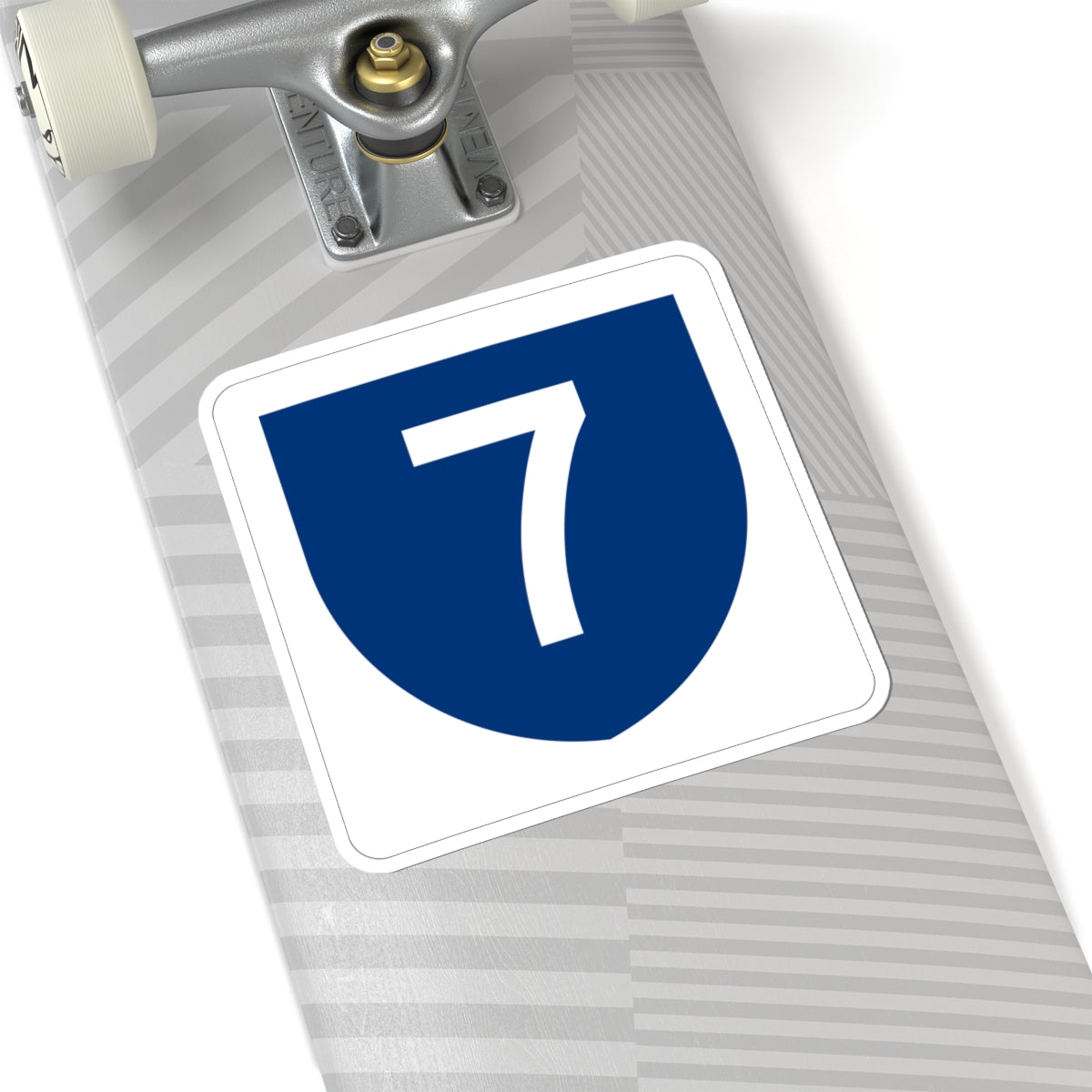 PR primary 7 (Puerto Rico) (Road Sign) STICKER Vinyl Kiss-Cut Decal