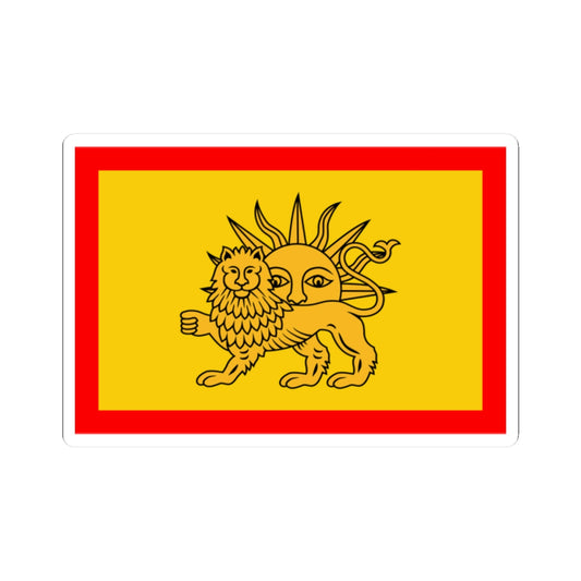 Nadir Shah Flag (Iran) STICKER Vinyl Kiss-Cut Decal