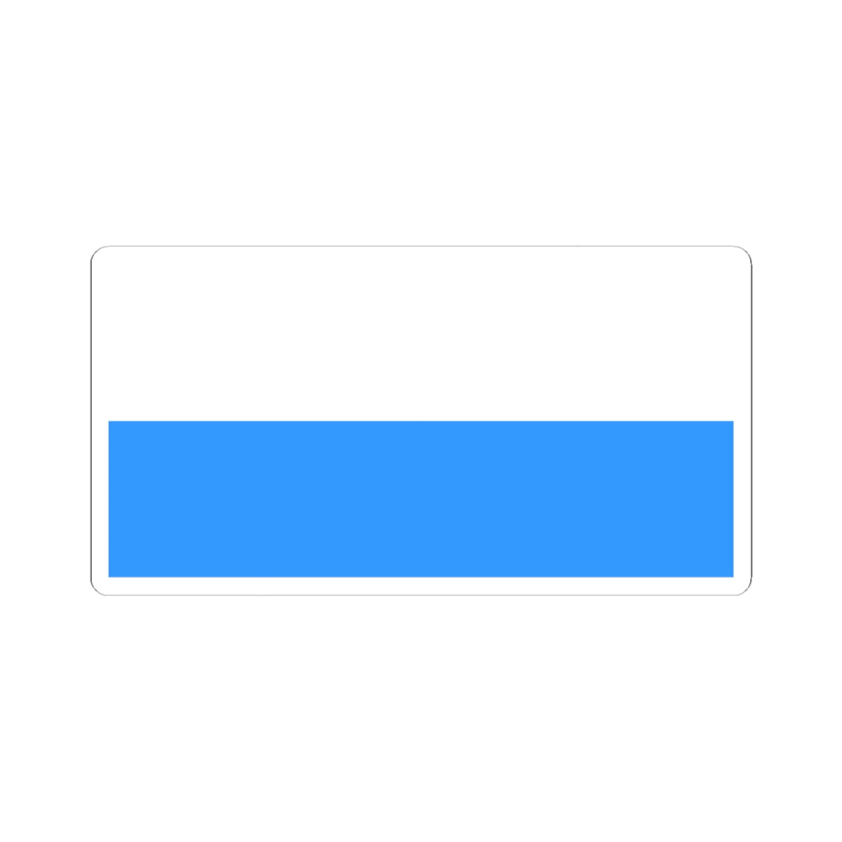 Flag of Moshensky rayon Novgorod oblast (Russia) STICKER Vinyl Kiss-Cut Decal