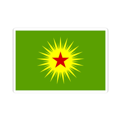 Flag of Koma Civakên Kurdistanê (Iraq) STICKER Vinyl Kiss-Cut Decal