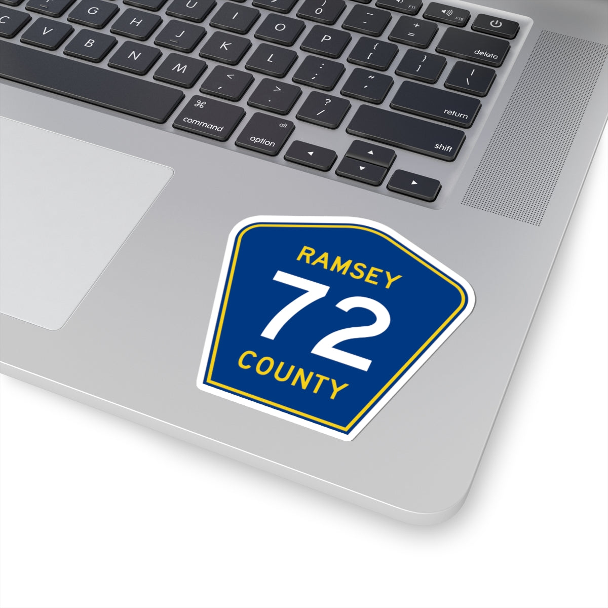 Ramsey County 72 MN (Minnesota) (Road Sign) STICKER Vinyl Kiss-Cut Decal
