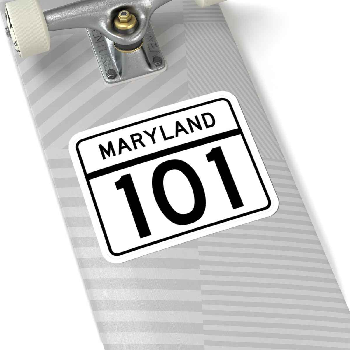 MD Route 101 (Maryland) (Road Sign) STICKER Vinyl Kiss-Cut Decal