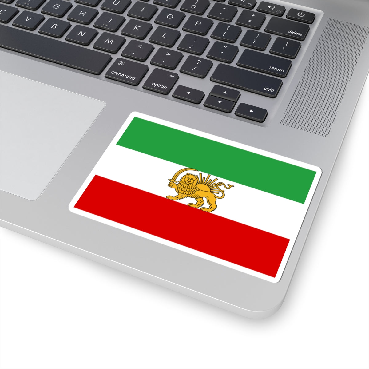 State flag of Iran 1933-1964 3-2 (Iran) STICKER Vinyl Kiss-Cut Decal