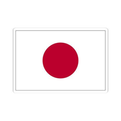 Flag of Japanbordered (Japan) STICKER Vinyl Kiss-Cut Decal