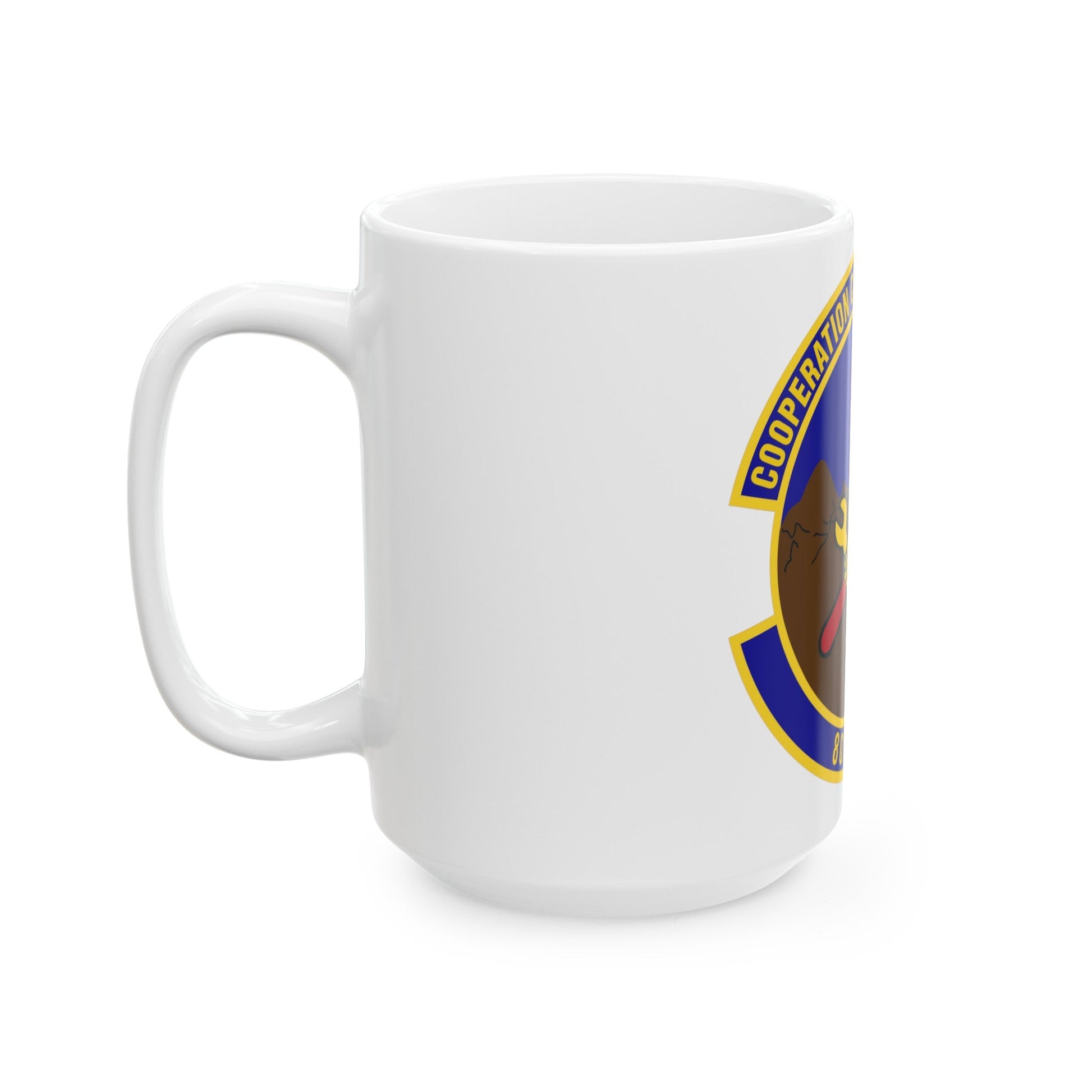 802d Air Expeditionary Advisory Squadron (U.S. Air Force) White Coffee Mug-The Sticker Space