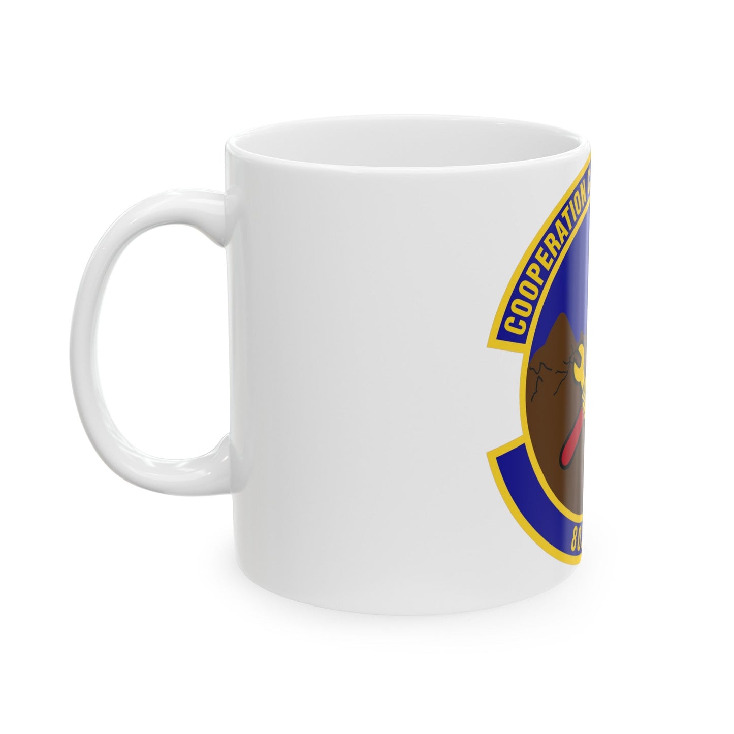 802d Air Expeditionary Advisory Squadron (U.S. Air Force) White Coffee Mug-The Sticker Space