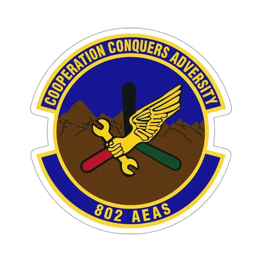 802d Air Expeditionary Advisory Squadron (U.S. Air Force) STICKER Vinyl Die-Cut Decal 6 Inch - The Sticker Space