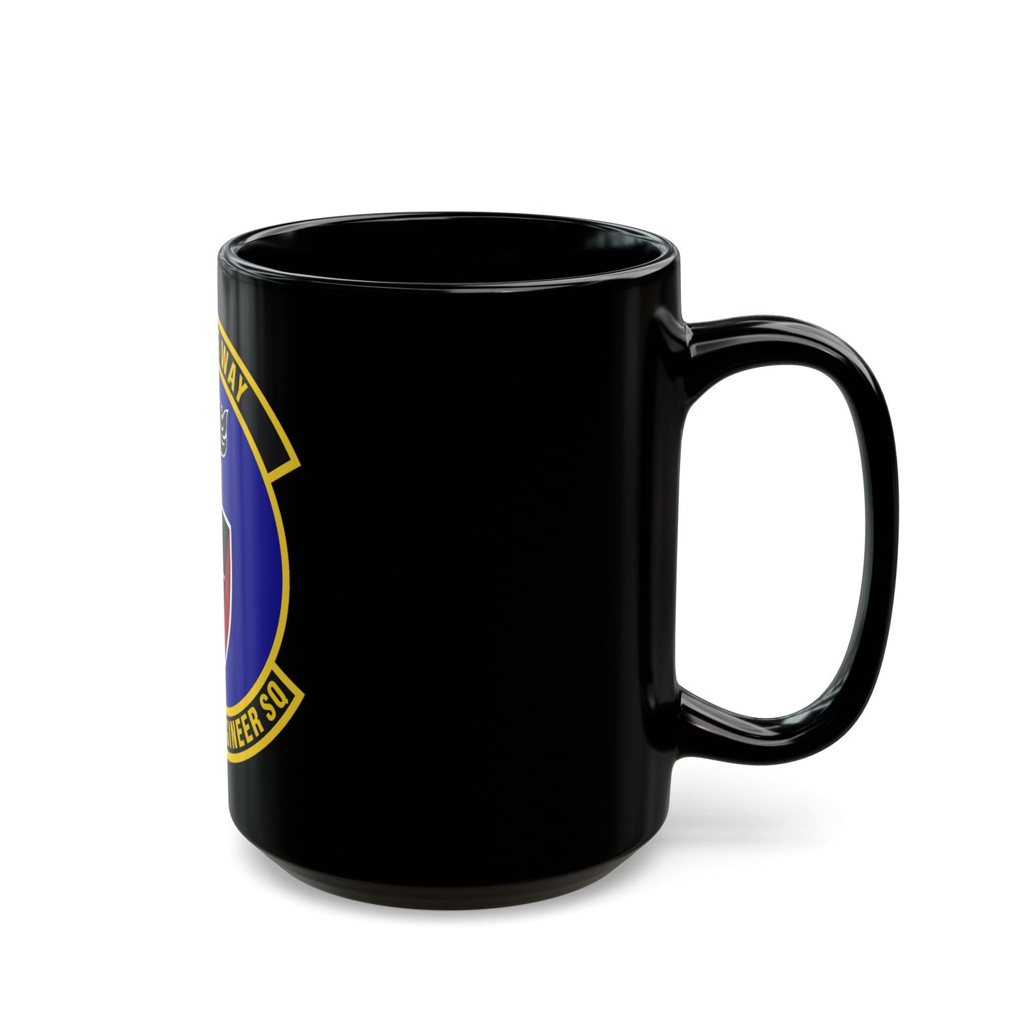 802d Civil Engineer Squadron (U.S. Air Force) Black Coffee Mug-The Sticker Space