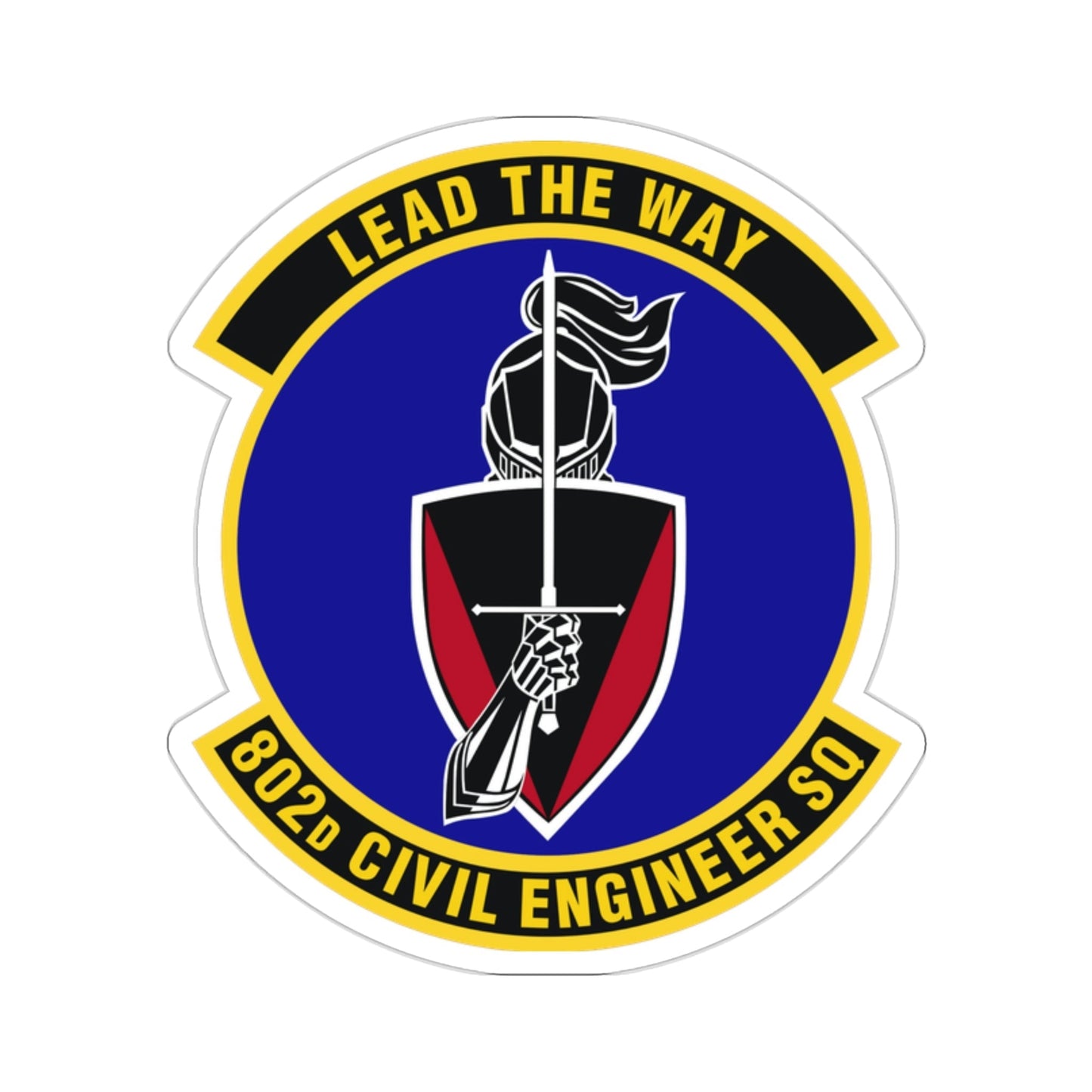 802d Civil Engineer Squadron (U.S. Air Force) STICKER Vinyl Die-Cut Decal-2 Inch-The Sticker Space
