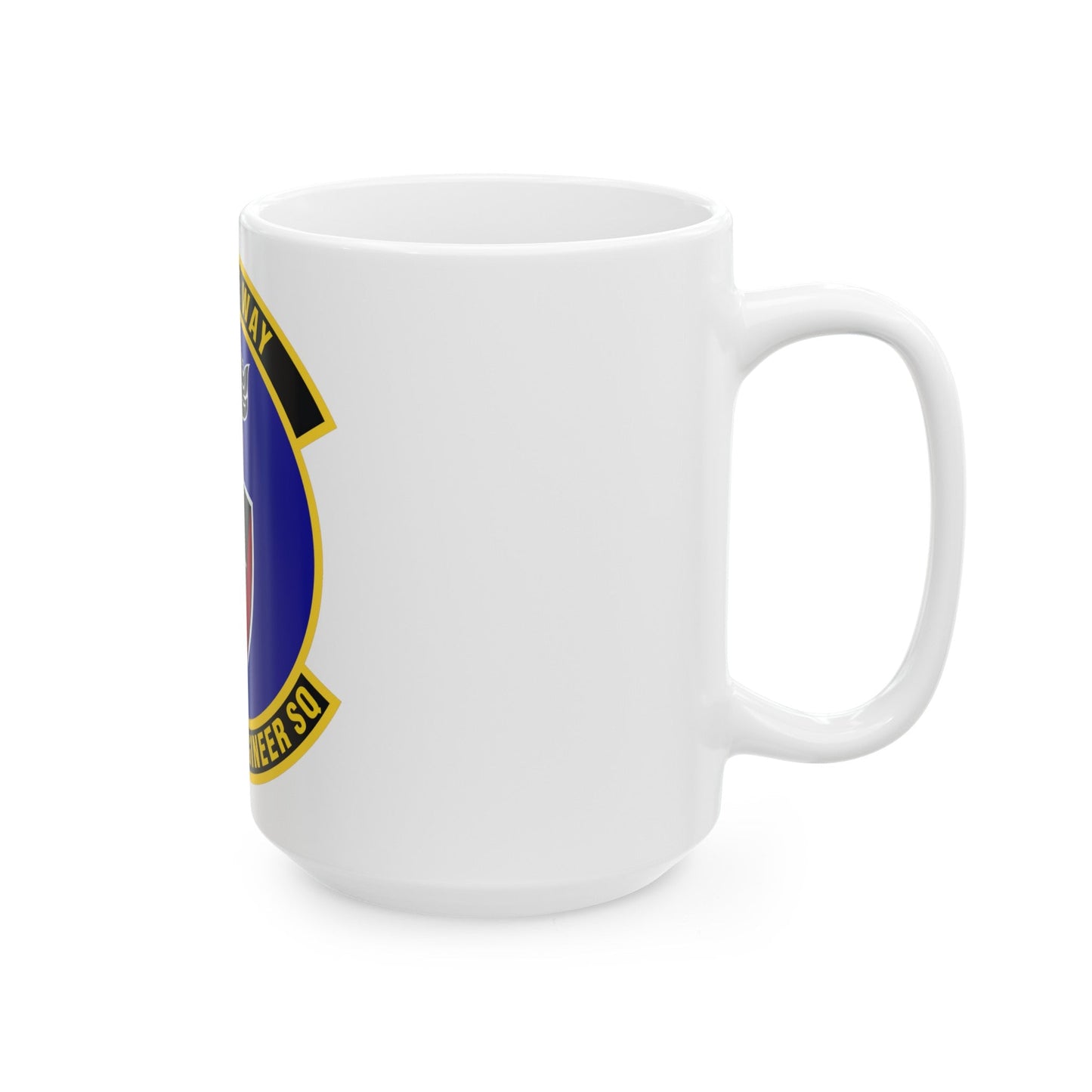 802d Civil Engineer Squadron (U.S. Air Force) White Coffee Mug-The Sticker Space