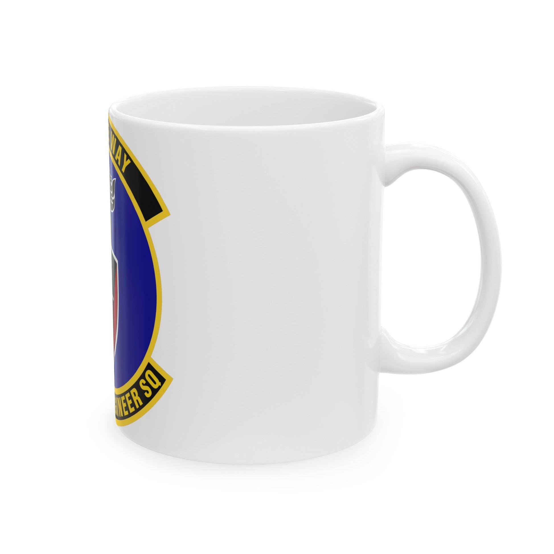 802d Civil Engineer Squadron (U.S. Air Force) White Coffee Mug-The Sticker Space