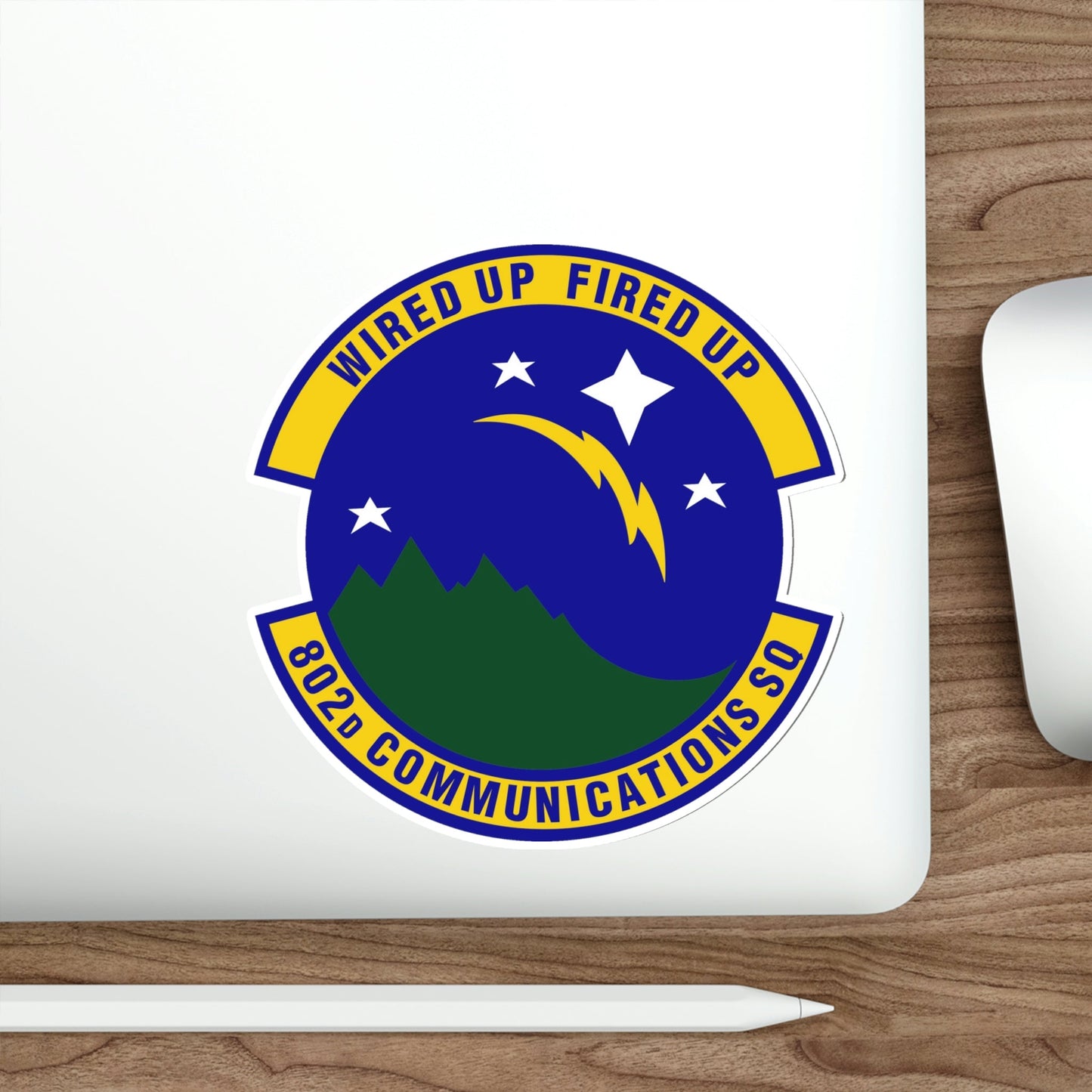 802d Communications Squadron (U.S. Air Force) STICKER Vinyl Die-Cut Decal-The Sticker Space