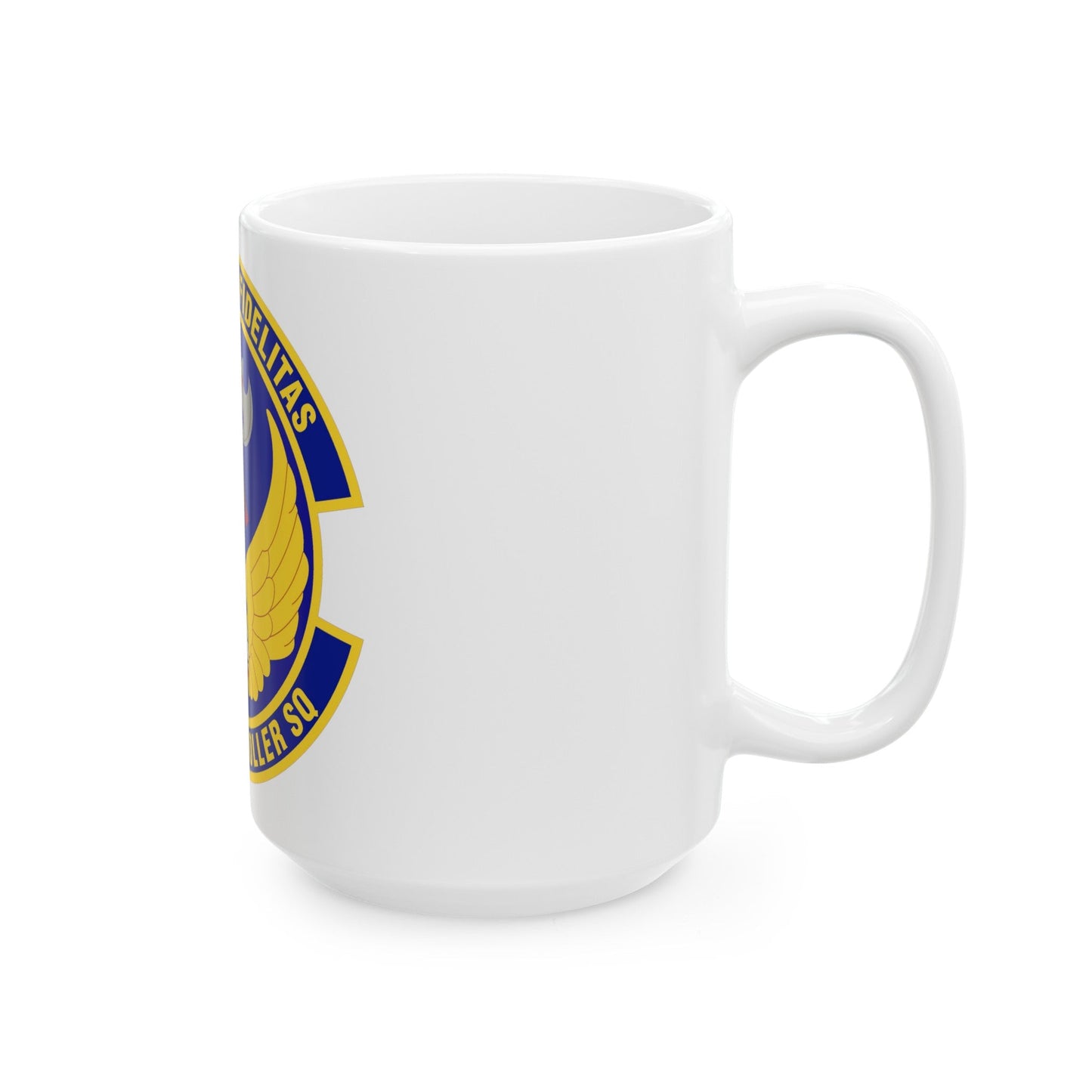 802d Comptroller Squadron (U.S. Air Force) White Coffee Mug-The Sticker Space