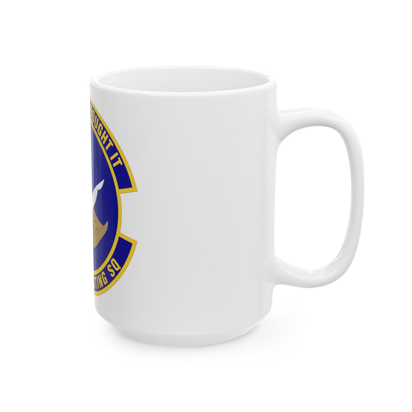 802d Contracting Squadron (U.S. Air Force) White Coffee Mug-The Sticker Space