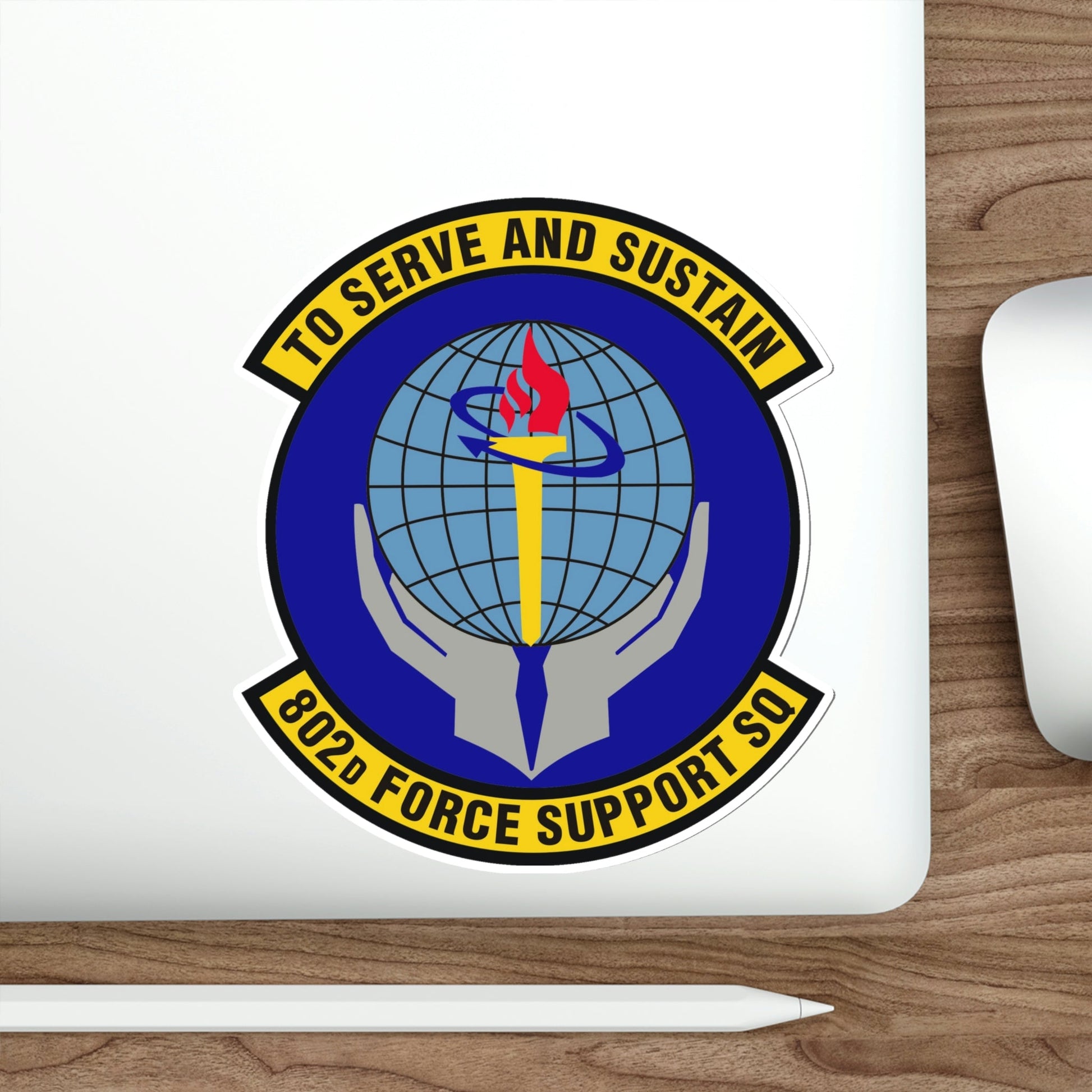 802d Force Support Squadron (U.S. Air Force) STICKER Vinyl Die-Cut Decal-The Sticker Space