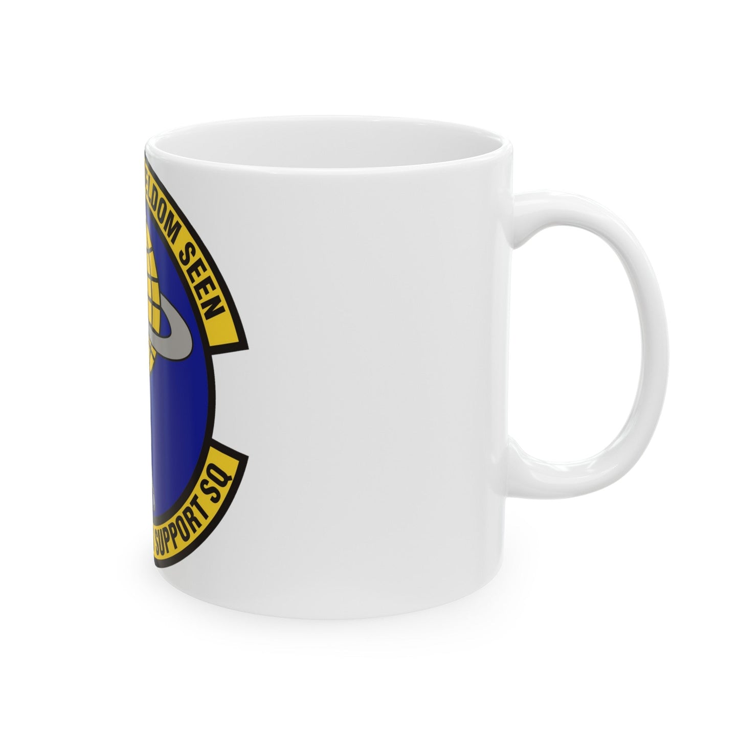 802d Operations Support Squadron (U.S. Air Force) White Coffee Mug-The Sticker Space