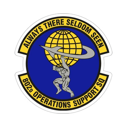 802d Operations Support Squadron (U.S. Air Force) STICKER Vinyl Die-Cut Decal - The Sticker Space
