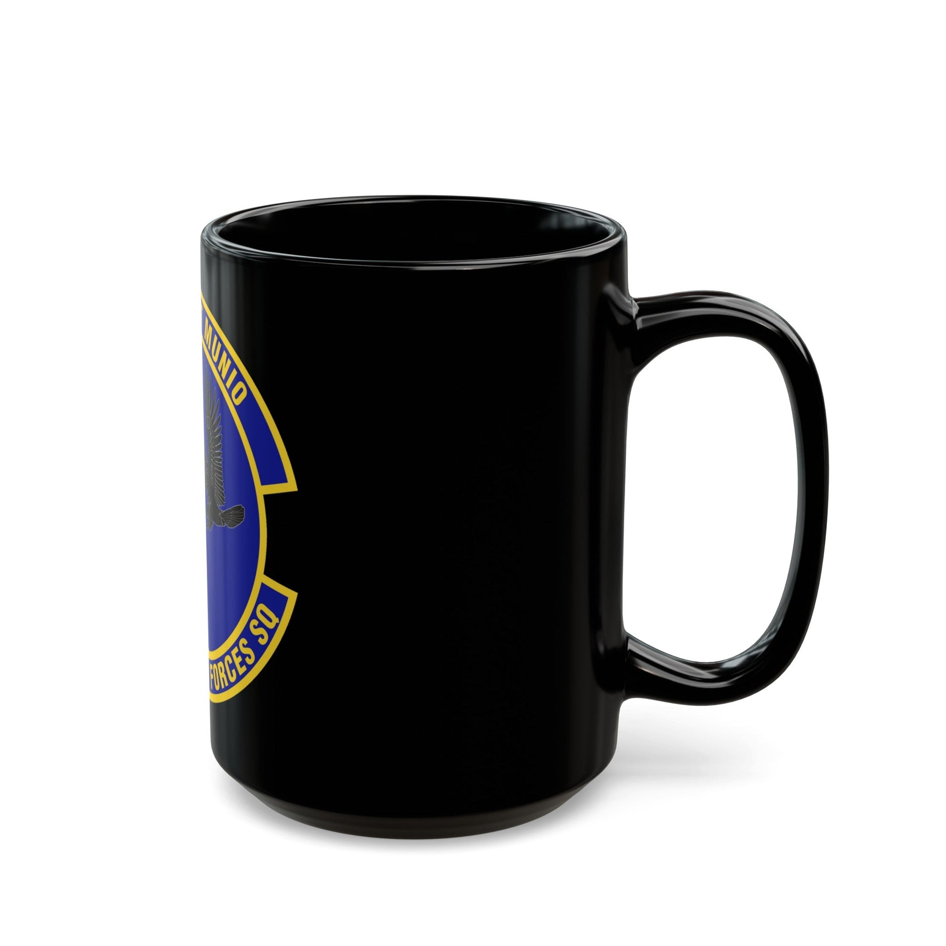 802d Security Forces Squadron (U.S. Air Force) Black Coffee Mug-The Sticker Space