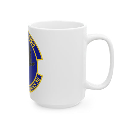 802d Security Forces Squadron (U.S. Air Force) White Coffee Mug-The Sticker Space