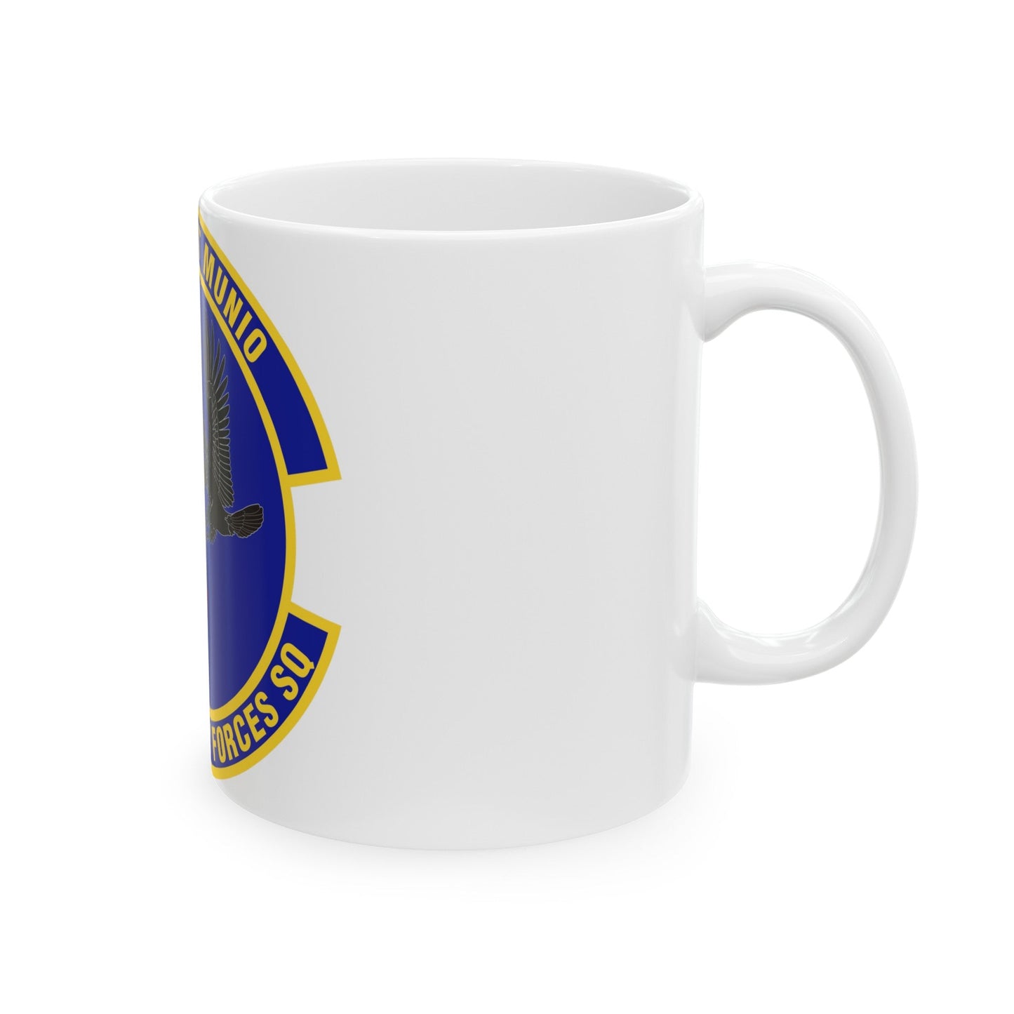 802d Security Forces Squadron (U.S. Air Force) White Coffee Mug-The Sticker Space