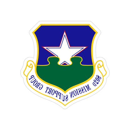 802nd Mission Support Group (U.S. Air Force) REVERSE PRINT Transparent STICKER-3 Inch-The Sticker Space