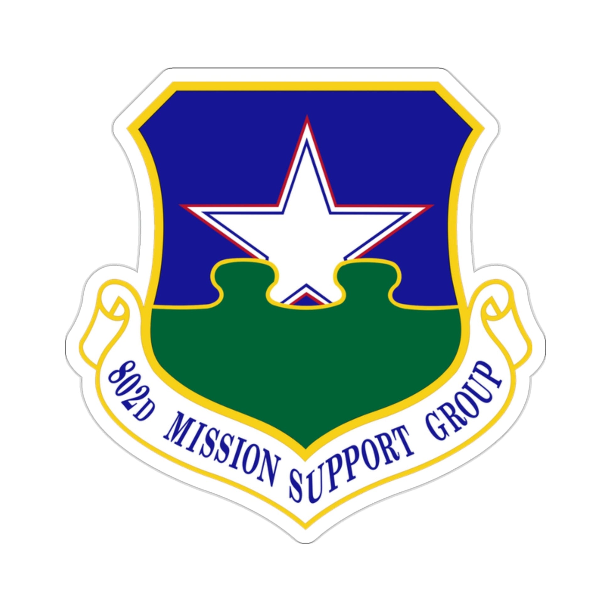 802nd Mission Support Group (U.S. Air Force) STICKER Vinyl Die-Cut Decal-2 Inch-The Sticker Space