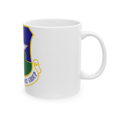 802nd Mission Support Group (U.S. Air Force) White Coffee Mug-The Sticker Space