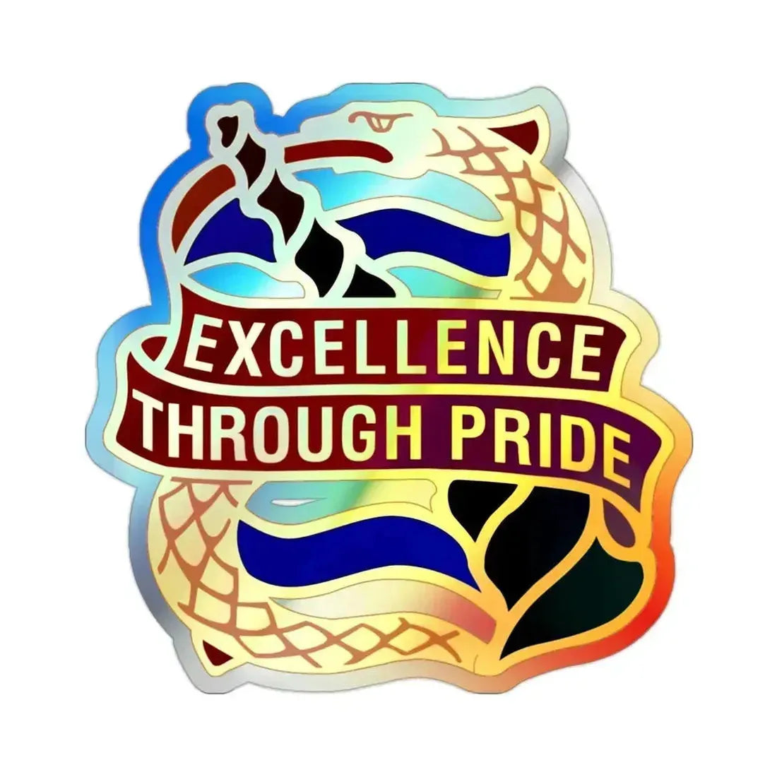 803 Medical Group (U.S. Army) Holographic STICKER Die-Cut Vinyl Decal 2 Inch Holographic - The Sticker Space