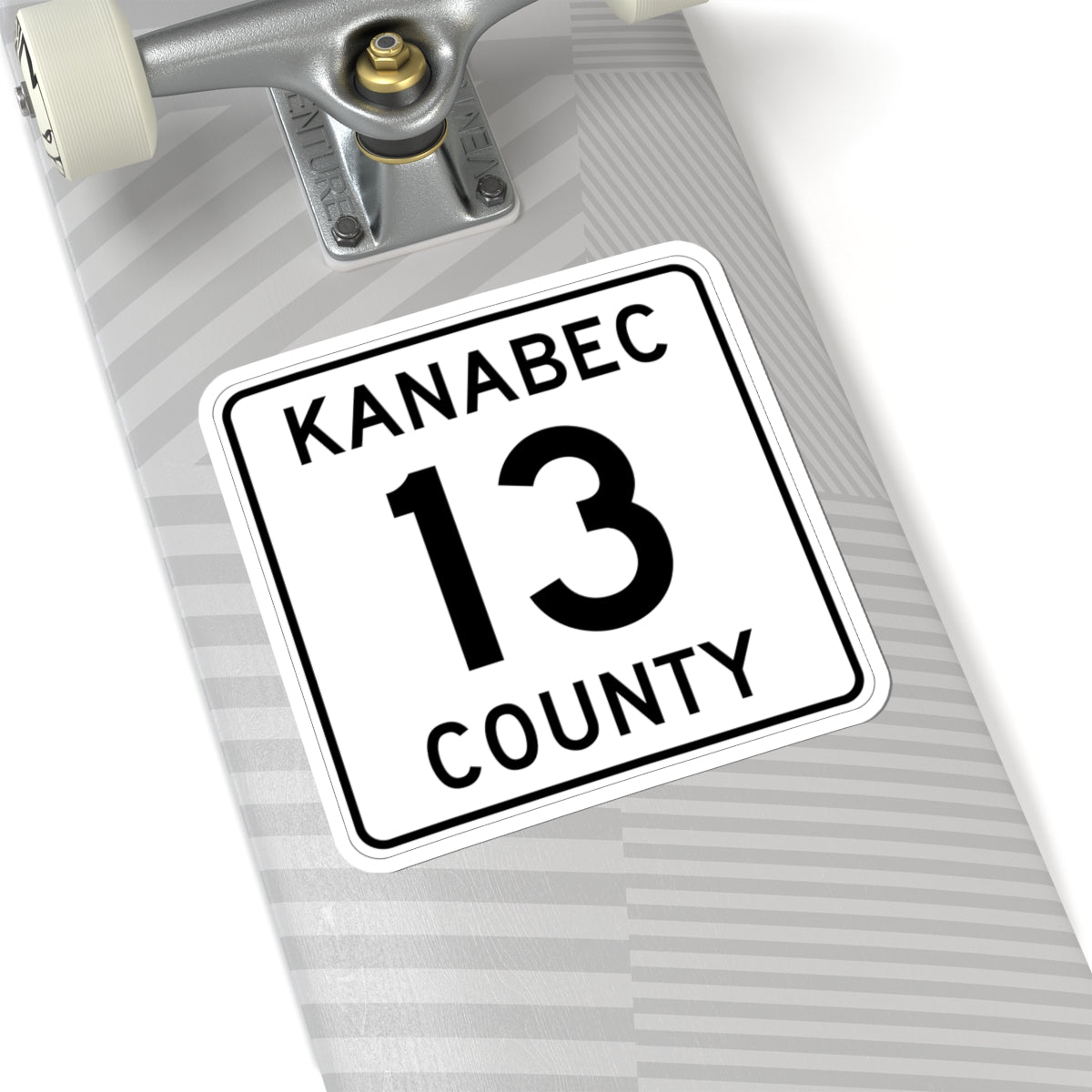 Kanabec County 13 MN (Minnesota) (Road Sign) STICKER Vinyl Kiss-Cut Decal