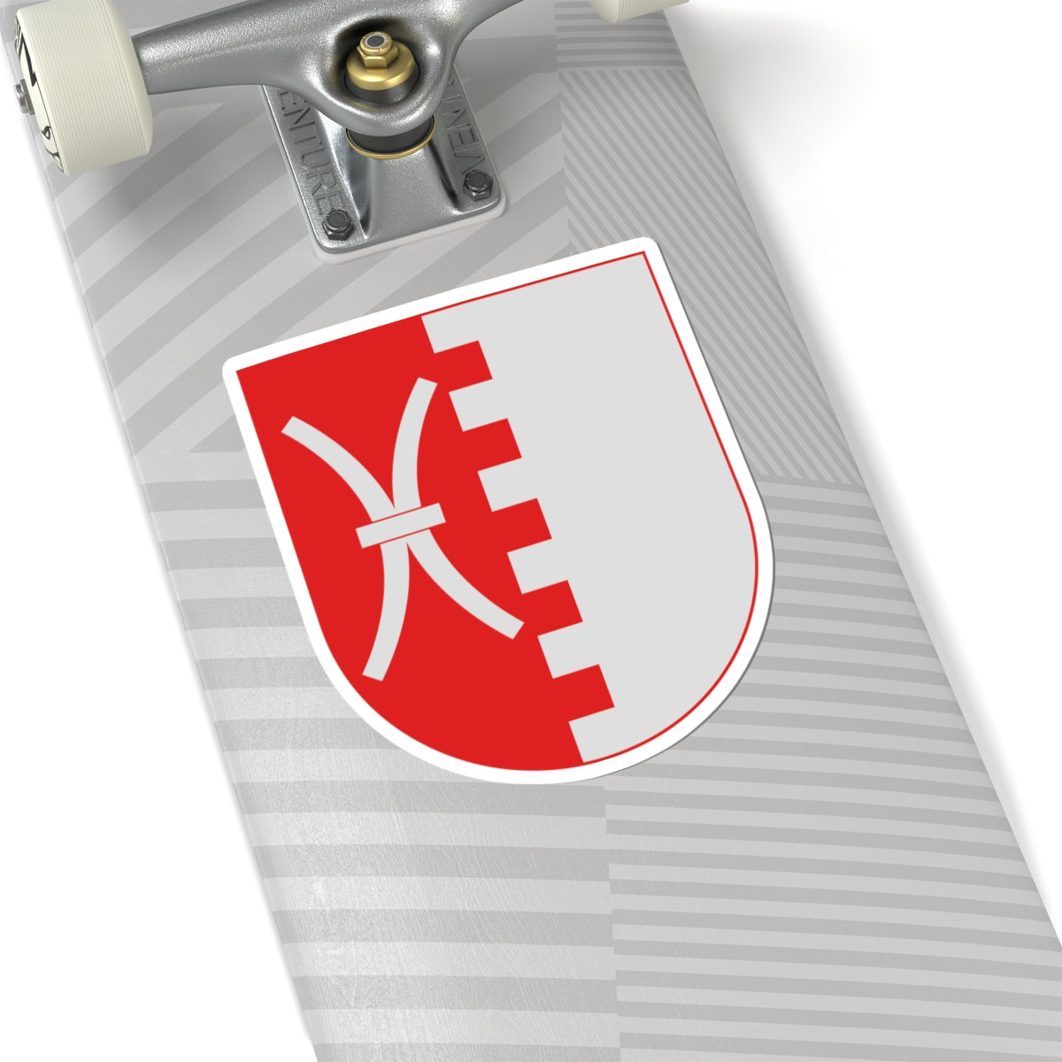 Akaa.vaakuna (Finland) (Coat of Arms) STICKER Vinyl Kiss-Cut Decal