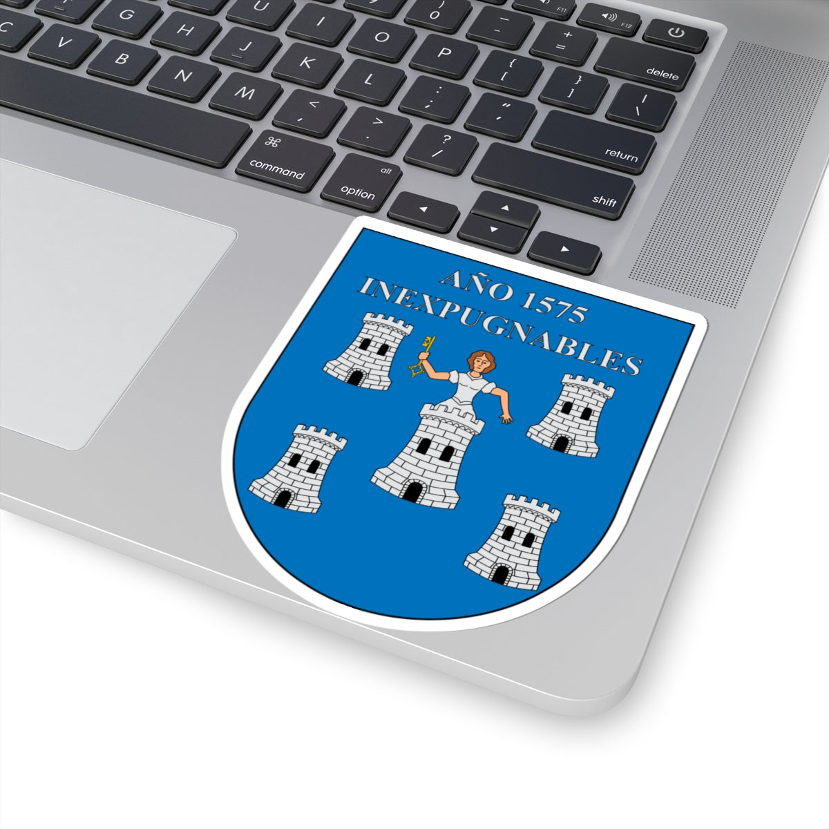 Escudo de Allo (Spain) (Coat of Arms) STICKER Vinyl Kiss-Cut Decal