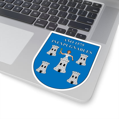 Escudo de Allo (Spain) (Coat of Arms) STICKER Vinyl Kiss-Cut Decal
