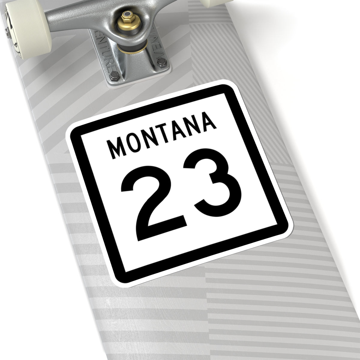 MT-23 (Montana) (Road Sign) STICKER Vinyl Kiss-Cut Decal