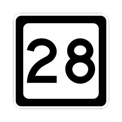 WV-28 (Virginia) (Road Sign) STICKER Vinyl Kiss-Cut Decal