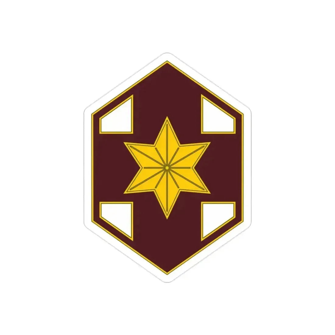 804 Medical Brigade 2 (U.S. Army) REVERSE PRINT Transparent Die-Cut STICKER 2 Inch Die-Cut Transparent - The Sticker Space