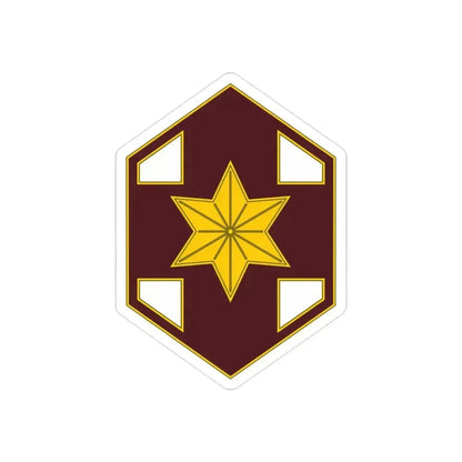 804 Medical Brigade 2 (U.S. Army) REVERSE PRINT Transparent Die-Cut STICKER 2 Inch Die-Cut Transparent - The Sticker Space