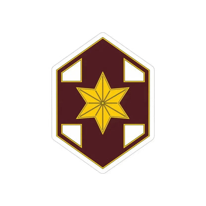 804 Medical Brigade 2 (U.S. Army) REVERSE PRINT Transparent Die-Cut STICKER 6 Inch Die-Cut Transparent - The Sticker Space