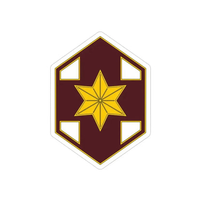 804 Medical Brigade 2 (U.S. Army) REVERSE PRINT Transparent Die-Cut STICKER - The Sticker Space
