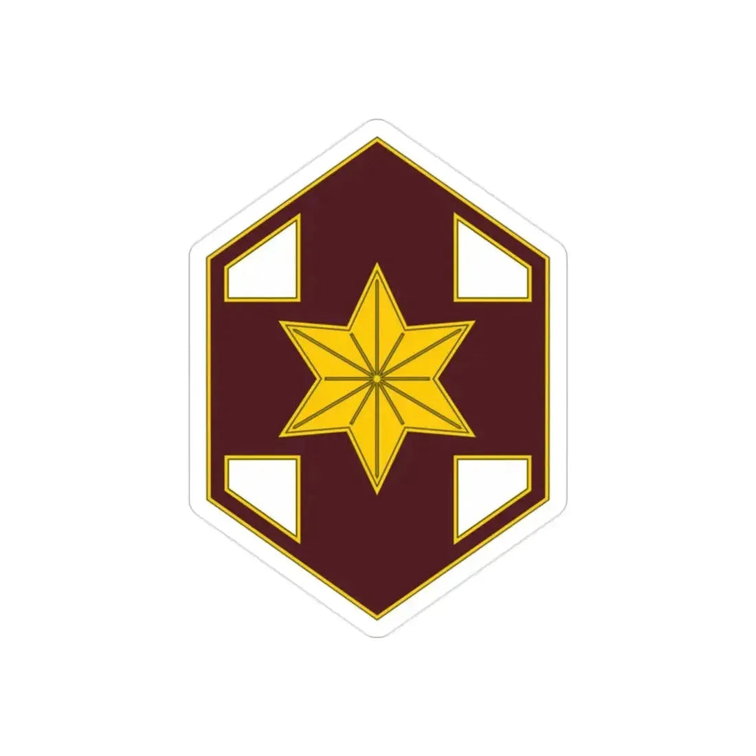 804 Medical Brigade 2 (U.S. Army) REVERSE PRINT Transparent Die-Cut STICKER - The Sticker Space