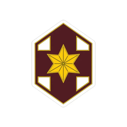 804 Medical Brigade 2 (U.S. Army) REVERSE PRINT Transparent Die-Cut STICKER - The Sticker Space