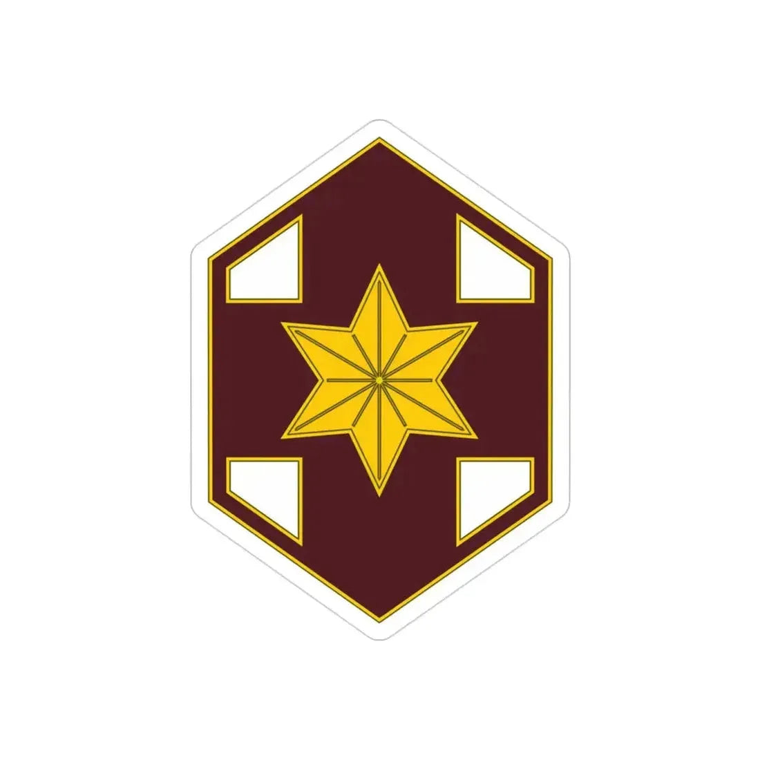 804 Medical Brigade 2 (U.S. Army) REVERSE PRINT Transparent Die-Cut STICKER - The Sticker Space