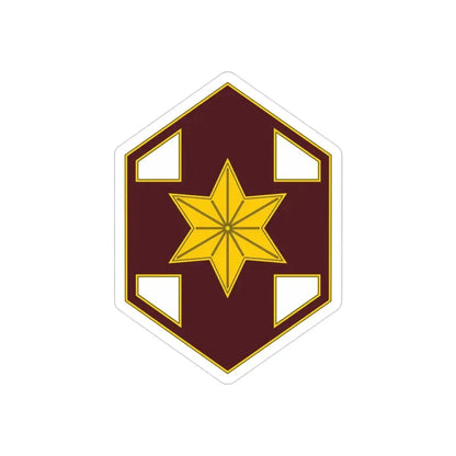 804 Medical Brigade 2 (U.S. Army) REVERSE PRINT Transparent Die-Cut STICKER - The Sticker Space