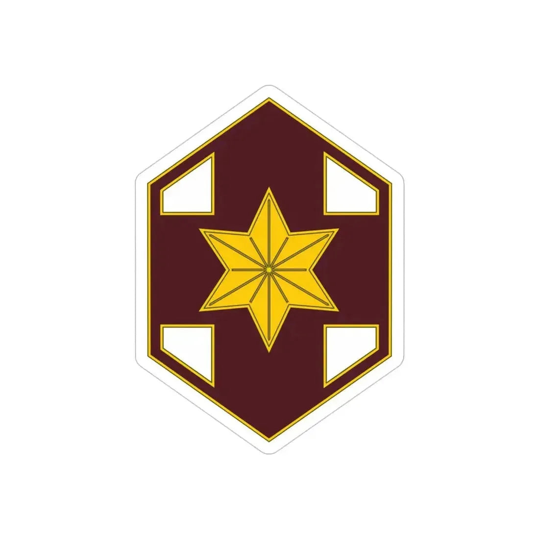 804 Medical Brigade 2 (U.S. Army) REVERSE PRINT Transparent Die-Cut STICKER - The Sticker Space