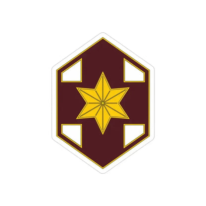 804 Medical Brigade 2 (U.S. Army) REVERSE PRINT Transparent Die-Cut STICKER - The Sticker Space