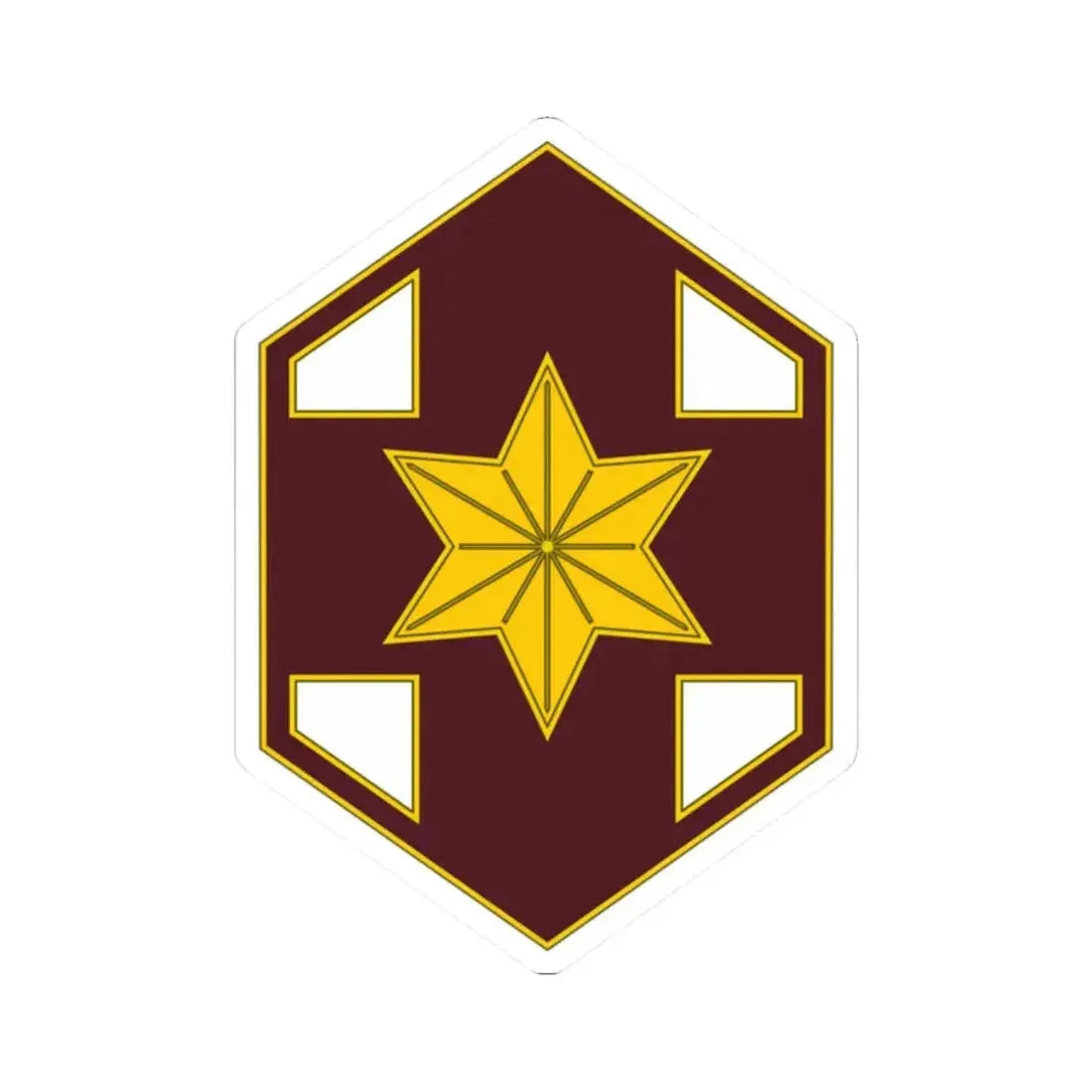 804 Medical Brigade 2 (U.S. Army) STICKER Vinyl Kiss-Cut Decal 2 Inch White - The Sticker Space