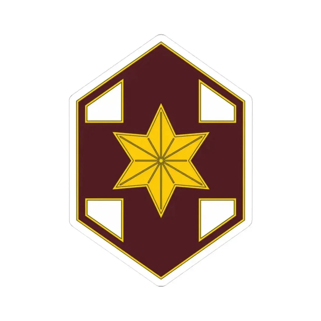 804 Medical Brigade 2 (U.S. Army) STICKER Vinyl Kiss-Cut Decal 3 Inch White - The Sticker Space